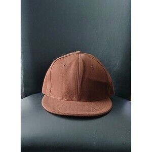 Hatco Fitted Baseball Cap.  Premium Original Fit. Chocolate Mocha. Size 7 3/8.